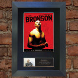 BRONSON Tom Hardy Autograph Mounted Photo Reproduction PRINT A4 374