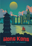 HONG KONG VINTAGE RETRO TRAVEL Poster Nostalgic Home Art Print Wall Decor #37