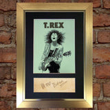 MARC BOLAN T-Rex Signed Autograph Mounted Photo Repro A4 Print 485