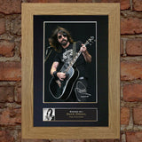 DAVE GROHL Foo Fighters Mounted Signed Photo Reproduction Autograph Print A4 77