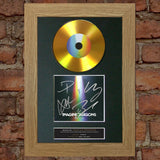 #178 IMAGINE DRAGONS Evolve GOLD DISC Cd Album Signed Autograph Mounted Print