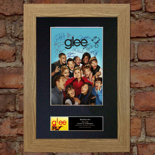 GLEE Mounted Signed Photo Reproduction Autograph Print A4 118