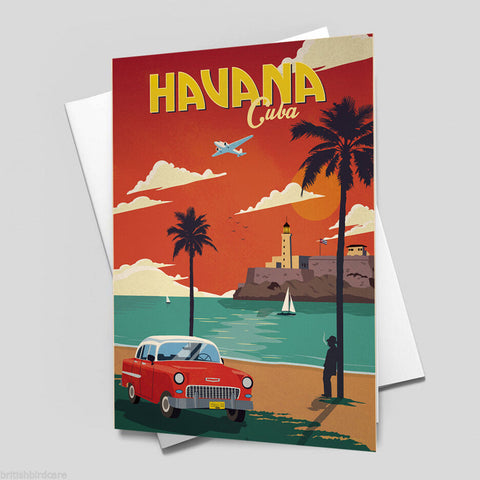 HAVANA VINTAGE RETRO TRAVEL Poster Nostalgic Home Art Print Wall Decor #34