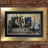 MAD MEN Mounted Signed Photo Reproduction Autograph Print A4 285