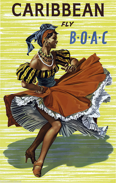 CARIBBEAN VINTAGE RETRO TRAVEL Poster Nostalgic Home Art Print Wall Decor #26