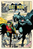 BATMAN & ROBIN Superhero Wall Comic Art Black / Silver / Gold Frame Poster #716