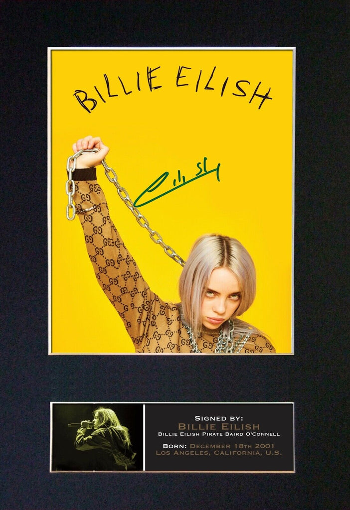 195 Billie Eilish - Don't Smile At Me Gold CD – The Autograph Gallery