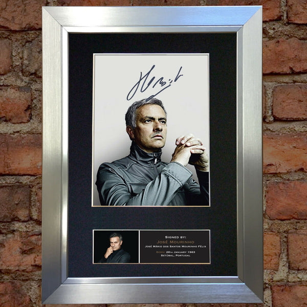 JOSE MOURINHO Chelsea Signed Autograph Mounted Photo Repro A4 Print 459