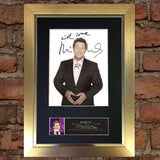 MICHAEL BALL Signed Autograph Mounted Photo Reproduction PRINT A4 653