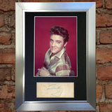 ELVIS PRESLEY Mounted Signed Photo Reproduction Autograph Print A4 70