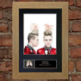 JEDWARD Mounted Signed Photo Reproduction Autograph Print A4 210