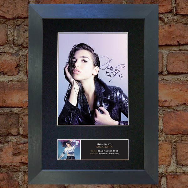 DUA LIPA Quality Autograph Mounted Signed Photo Reproduction Print A4 691