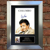 COLUMBO Peter Falk Mounted Signed Photo Reproduction Autograph Print A4 312