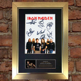 IRON MAIDEN Quality Autograph Mounted Signed Photo Repro A4 Print 542