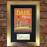 ROALD DAHL James and the Giant Peach Book Cover Autograph Signed Print 685