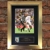 ALAN SHEARER Newcastle Signed Autograph Mounted Photo REPRODUCTION PRINT A4 640