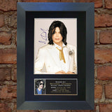 MICHAEL JACKSON Memorial Mounted Signed Photo Reproduction Autograph Print A4 68