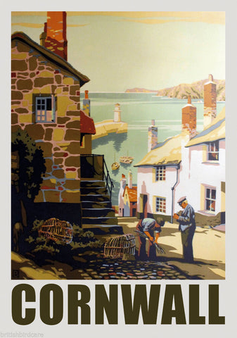 CORNWALL VINTAGE RETRO TRAVEL Poster Nostalgic Home Art Print Wall Decor #28