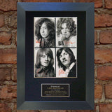 LED ZEPPELIN No1 Mounted Signed Photo Reproduction Autograph Print A4 206