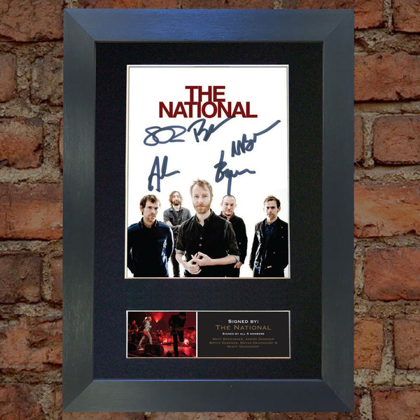 THE NATIONAL Signed Autograph Mounted Photo Repro A4 Print 519