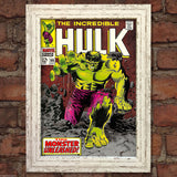HULK Comic Cover 105th Edition Cover Reproduction Vintage Wall Art Print #6