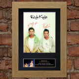 RIZZLE KICKS Mounted Signed Photo Reproduction Autograph Print A4 144