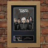 MY CHEMICAL ROMANCE Mounted Signed Photo Reproduction Autograph Print A4 112