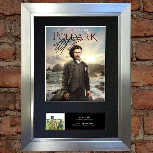 POLDARK Aidan Turner Quality Autograph Mounted Signed Photo RePrint Poster 741