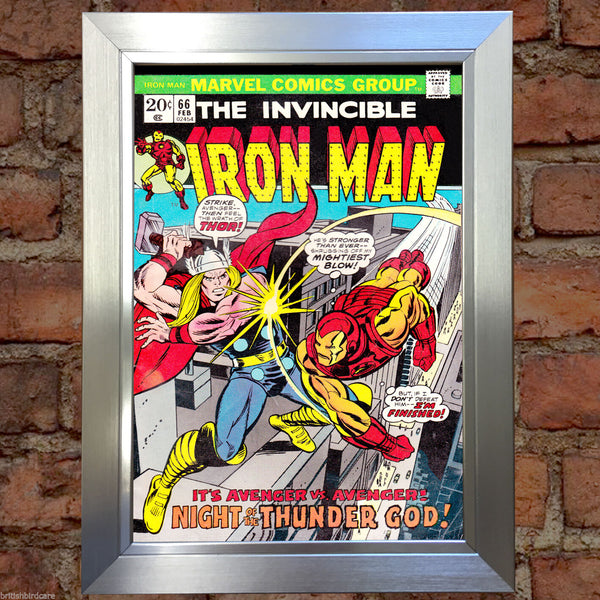 IRON MAN Comic Cover 66th Edition Cover Reproduction Vintage Wall Art Print #8