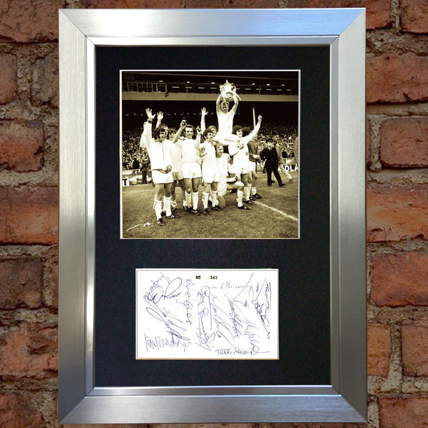 LEEDS UNITED 1972 Autograph Mounted Photo Repro A4 Print 441