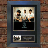 JONAS BROTHERS Mounted Signed Photo Reproduction Autograph Print A4 207