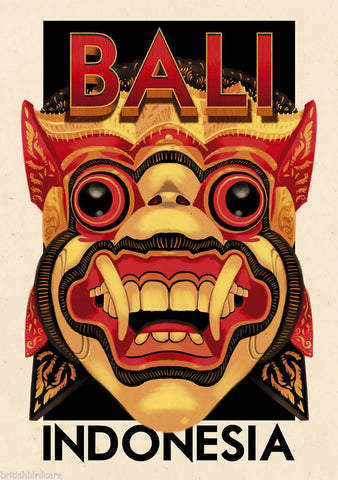 BALI VINTAGE RETRO TRAVEL Poster Nostalgic Home Art Print Wall Decor #21