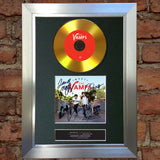 #101 GOLD DISC THE VAMPS Meet the Vamps DVD Signed Autograph Mounted Repro A4