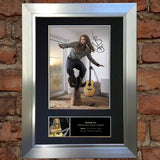 NEWTON FAULKNER Mounted Signed Photo Reproduction Autograph Print A4 256