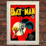 BATMAN Comic Cover 4th Edition Cover Reproduction Vintage Wall Art Print #2