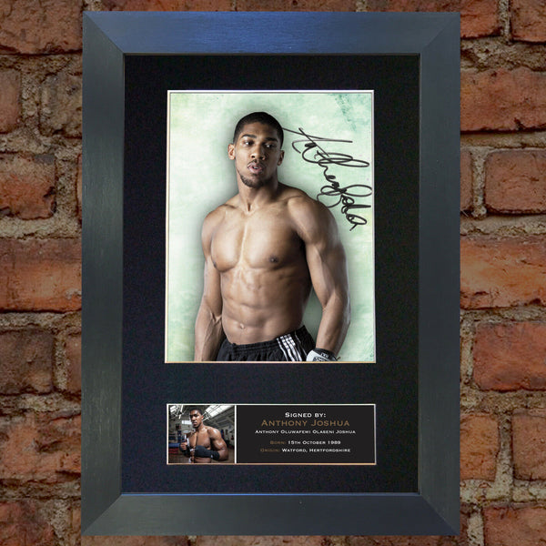 ANTHONY JOSHUA Boxing Quality Autograph Mounted Signed Photo Repro A4 Print 578