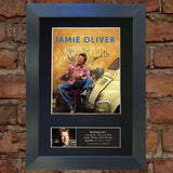 JAMIE OLIVER Mounted Signed Photo Reproduction Autograph Print A4 15