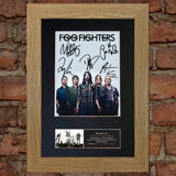 FOO FIGHTERS No2 RARE Signed Autograph Mounted Photo Repro A4 Print 597