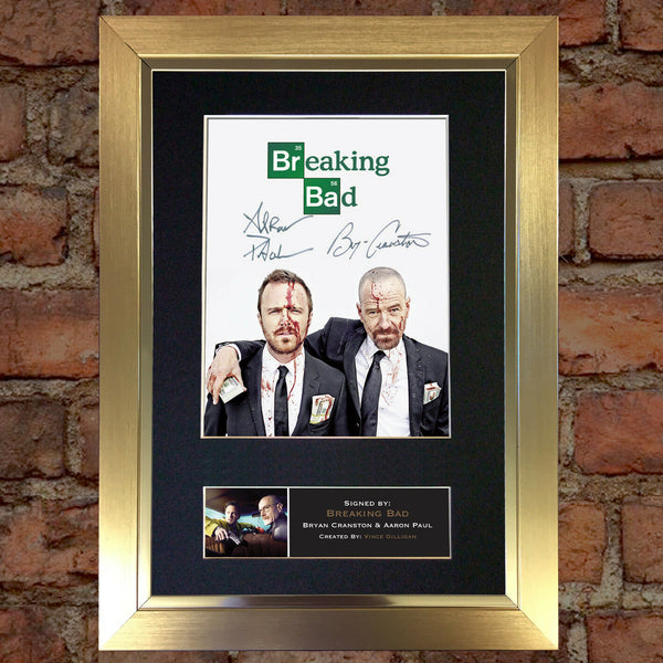 BREAKING BAD #2 Signed Autograph Mounted Photo RE-PRINT A4 Cranston Paul 432