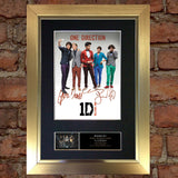 ONE DIRECTION 1D 2012 Mounted Signed Photo Reproduction Autograph Print A4 124