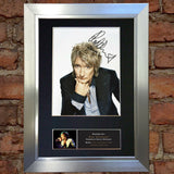 ROD STEWART No2 Signed Autograph Quality Mounted Photo Reproduction PRINT A4 602