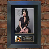 AMY WINEHOUSE Mounted Signed Photo Reproduction Autograph Print A4 228