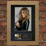KELLY CLARKSON Mounted Signed Photo Reproduction Autograph Print A4 243