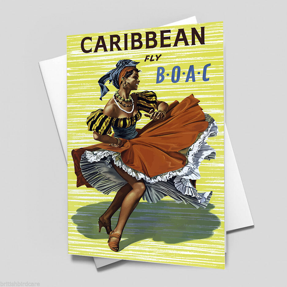 CARIBBEAN VINTAGE RETRO TRAVEL Poster Nostalgic Home Art Print Wall Decor #26