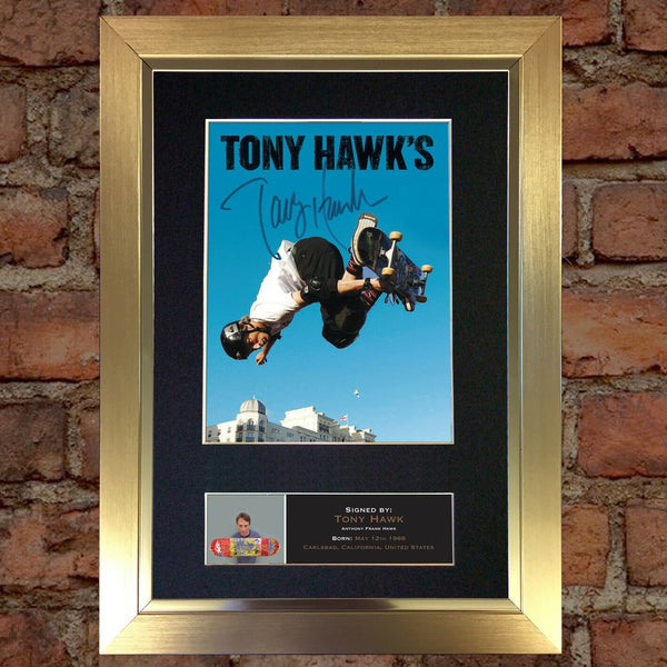 TONY HAWKS Signed Autograph Mounted Photo Repro A4 Print 497