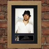 JASON MRAZ Mounted Signed Photo Reproduction Autograph Print A4 300