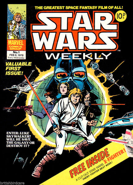 STAR WARS Comic Cover 1st Edition (RARE) Reproduction Vintage Wall Art Print #12