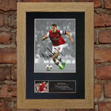 AARON RAMSEY football Signed Autograph Mounted Photo REPRODUCTION PRINT A4 403