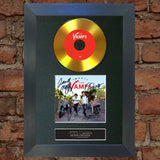 #101 GOLD DISC THE VAMPS Meet the Vamps DVD Signed Autograph Mounted Repro A4
