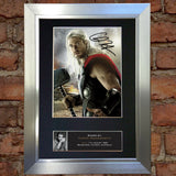 THOR Chris Hemsworth Top Quality Signed Mounted Autograph Photo Print (A4) No586